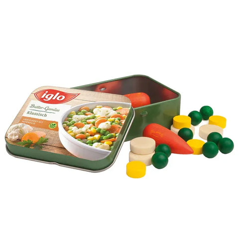 Erzi | Vegetables Iglo in a Tin | Wooden Toy Set | TOYBOX