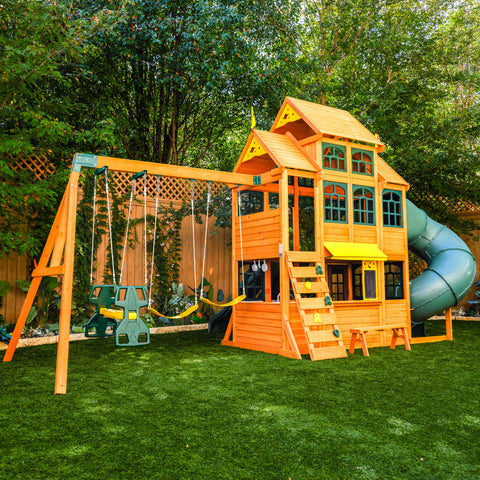 Kidkraft Falcon Ridge Swing Set - For shipping charges please contact us on WhatsApp