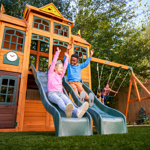Kidkraft Falcon Ridge Swing Set - For shipping charges please contact us on WhatsApp