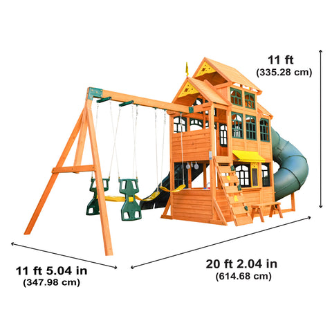 Kidkraft Falcon Ridge Swing Set - For shipping charges please contact us on WhatsApp