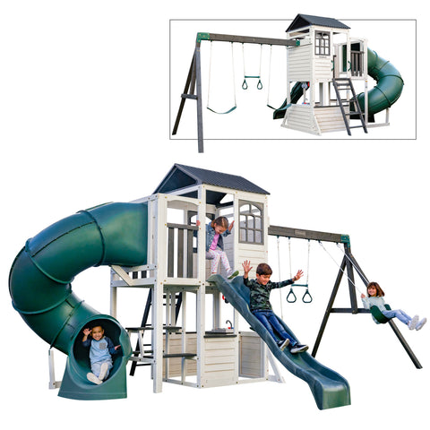 Kidkraft Wrangler Way Swing Set - For shipping charges please contact us on WhatsApp