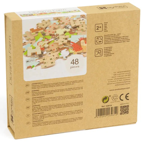Andreu Toys - 4 Puzzles - Diorama Farm
