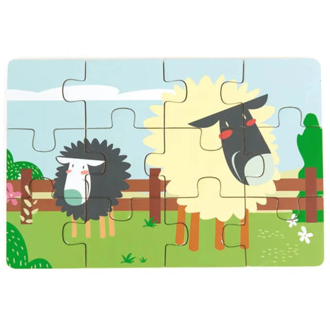 Andreu Toys - 4 Puzzles - Diorama Farm