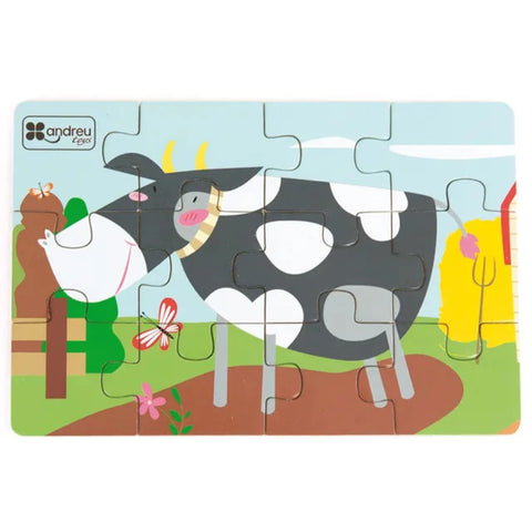 Andreu Toys - 4 Puzzles - Diorama Farm