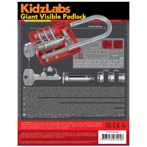 4M KidzLabs/Giant Visible Padlock