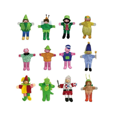 Finger Puppets Set of 12 – Fun Characters for Kids Imaginative Play