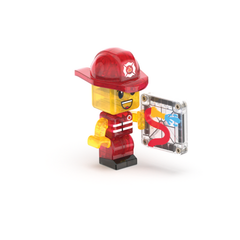 MAGNA-TILES® Fire Station 50-Piece Set