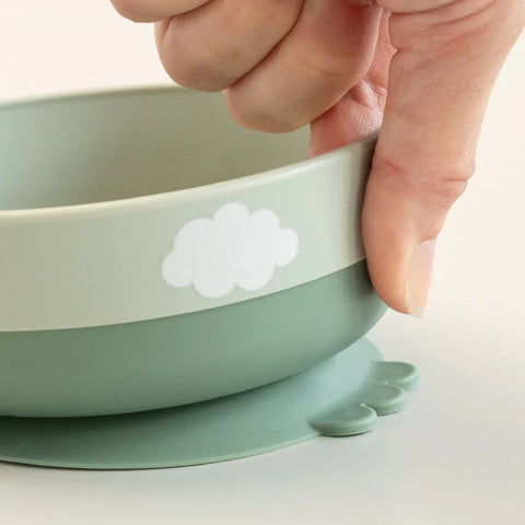 Foodie First Meal Set Happy Clouds Green