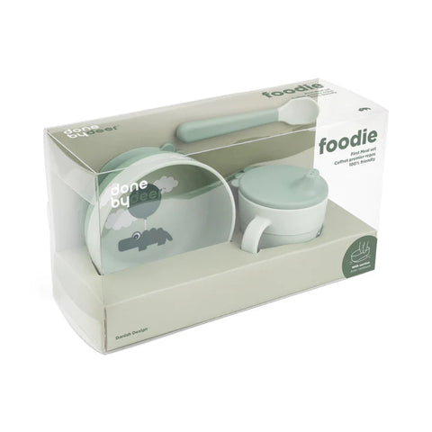 Foodie First Meal Set Happy Clouds Green
