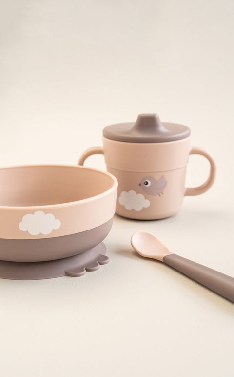 Foodie First Meal Set Happy Clouds Powder