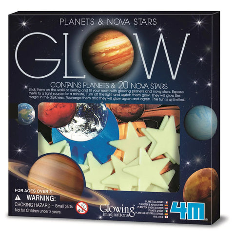 4M Glow Planets & Nova Star In Box