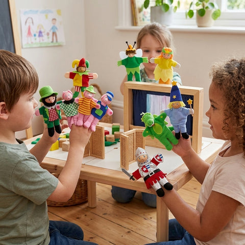 Andreu Toys - Finger Puppets - 12 Characters