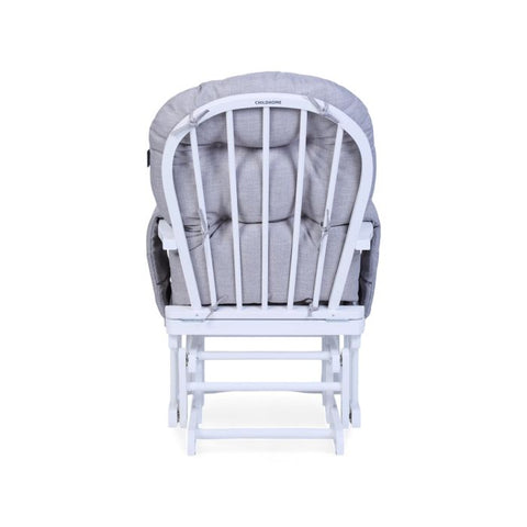 Gliding Chair With Footrest - Grey