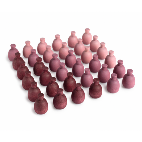 Grapat | Mandala Mini Pineapples – Set of 36 | Wooden Pieces