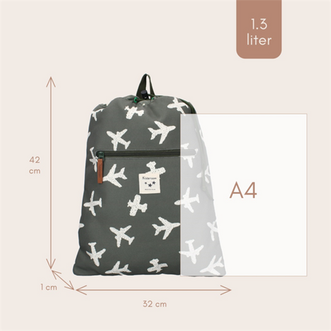 Gym bag Kidzroom Planes_Toybox.ae