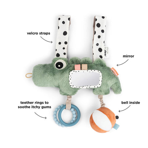  Hanging Activity Toy Croco Green