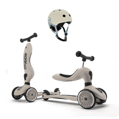 Highwaykick 1 & Helmet XXS-S Ash Bundle_Toybox.ae