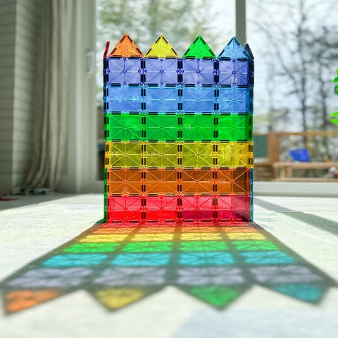 MAGNA-TILES® Clear Colors 100 Pieces Set