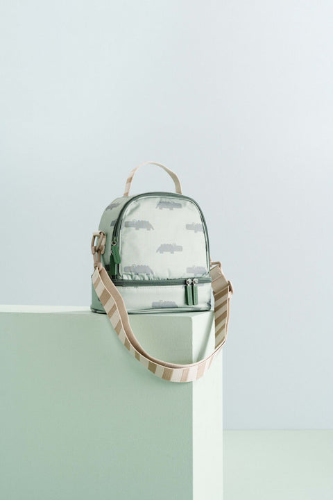  Insulated Lunch Bag Croco Green