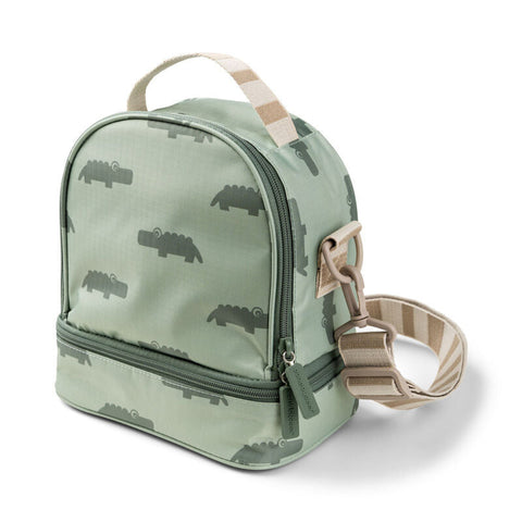  Insulated Lunch Bag Croco Green