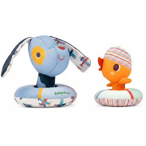 JULES AND GASPARD GO FOR A SWIM