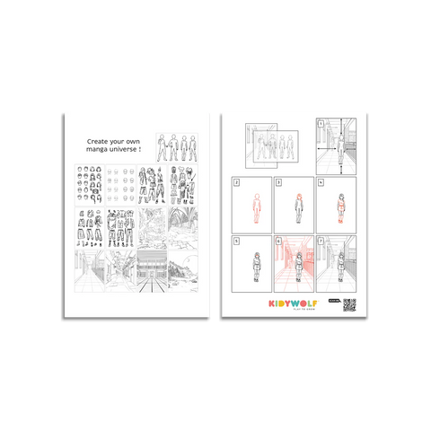 K-DRAW-PRO Illuminated tablet - Manga