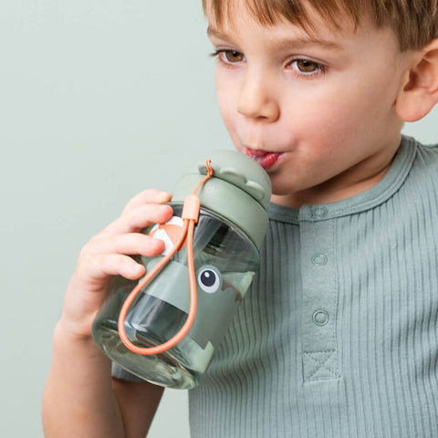 Straw Bottle Playground Green
