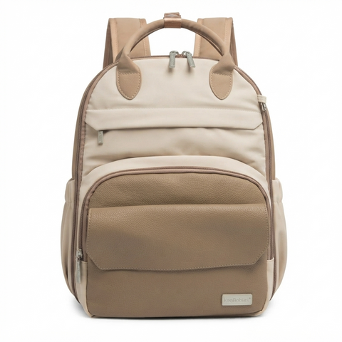 KeaBabies Play Diaper Bag, Latte, Spacious, Multi-Functional, Waterproof, Organized Compartments, Travel-Friendly Baby Bag