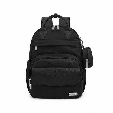 KeaBabies Play Diaper Bag, Trendy Black, Spacious, Multi-Functional, Waterproof, Organized Compartments, Travel-Friendly Baby Bag