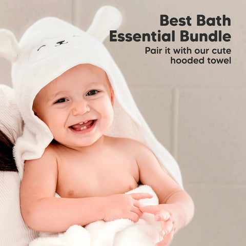 KeaBabies Deluxe Baby Washcloths, Soft Absorbent Cotton Wash Cloths for Newborns and Infants, Gentle on Sensitive Skin, Hills