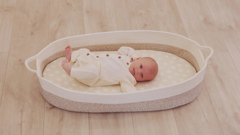 KeaBabies Isla Fitted Bassinet Sheets, 2-Pack Soft White, Ultra Soft Breathable Bassinet Sheet, Snug Fit Baby Mattress Cover, Newborn Sleep Essentials