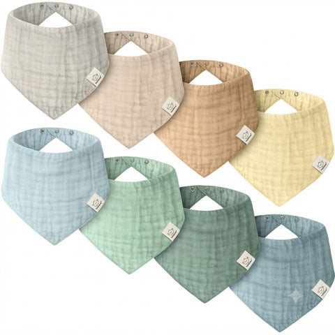 KeaBabies Lumi Muslin Swaddle Blankets, Nimbus, Soft Breathable Baby Muslin Swaddle Blanket, Lightweight Newborn Wrap, Multi-Use Infant Essentials