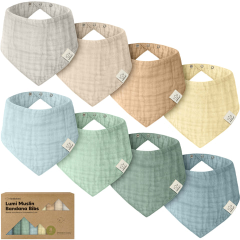 KeaBabies Lumi Muslin Swaddle Blankets, Nimbus, Soft Breathable Baby Muslin Swaddle Blanket, Lightweight Newborn Wrap, Multi-Use Infant Essentials