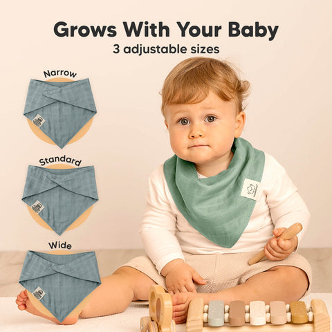 KeaBabies Lumi Muslin Swaddle Blankets, Nimbus, Soft Breathable Baby Muslin Swaddle Blanket, Lightweight Newborn Wrap, Multi-Use Infant Essentials