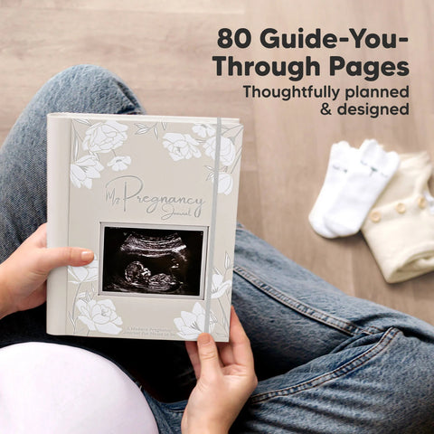 KeaBabies Blossom Pregnancy Journal, Chiffon, Track Baby Bump Journey, Planner for Expecting Mothers, Baby Milestone Notes, Thoughtful Maternity Gift, Keeps Memories Forever