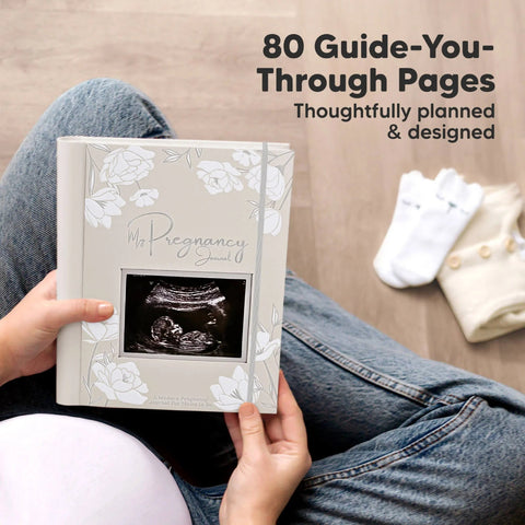 KeaBabies Inspire Pregnancy Journal, Alpine, Track Baby Bump Milestones