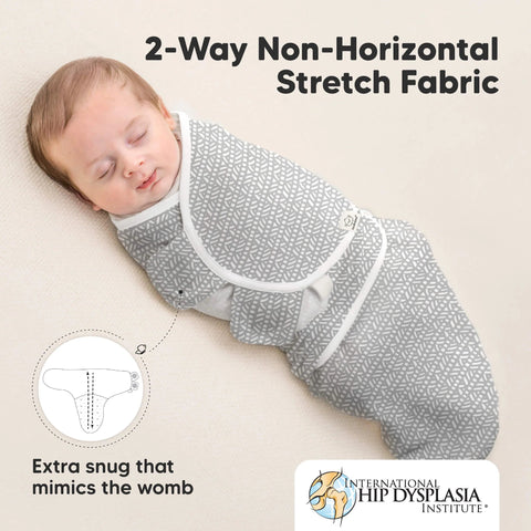 KeaBabies Soothe Swaddle Wraps, 3-Pack Cloud, Large Size