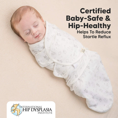 KeaBabies Soothe Zippy Swaddle Wrap, 3-Pack Cloud, Easy Zip Baby Swaddle Blanket, Soft Breathable Infant Wrap, Secure Newborn Sleep Essentials