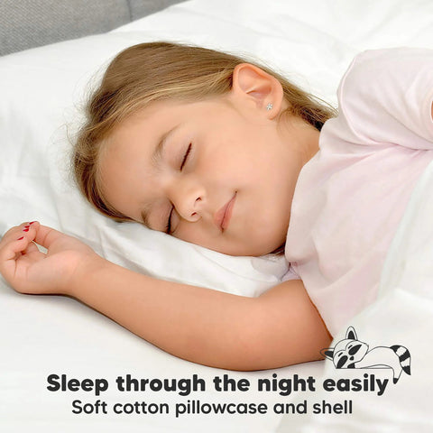KeaBabies Toddler Pillow with Pillowcase, Kids Travel Bed Pillow, Breathable Microfiber Filled Sleeping Pillow for Toddlers, Preschool Nap Pillow, Meadow