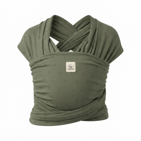 KeaBabies Original Wrap Baby Carrier, Forest Berries, Ergonomic, Adjustable, Breathable, Hands-Free Baby Carrier, Newborn to Toddler Comfort