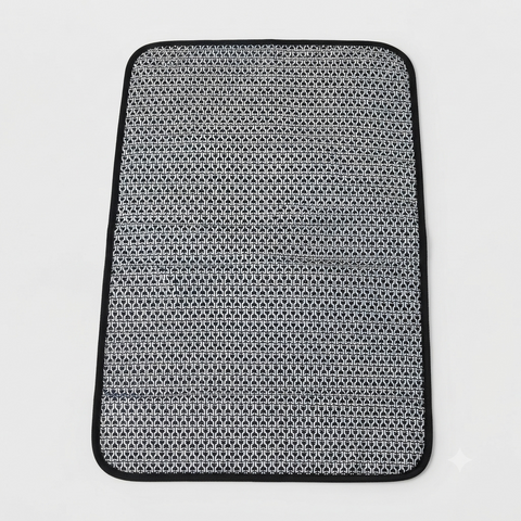 KeaBabies Swift Diaper Changing Mat, Black Geo, Portable, Waterproof, Foldable, Easy-Clean, Travel-Friendly Baby Changing Station