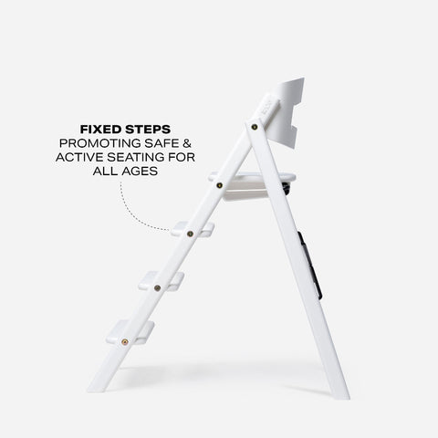 Klapp Highchair Beech - White