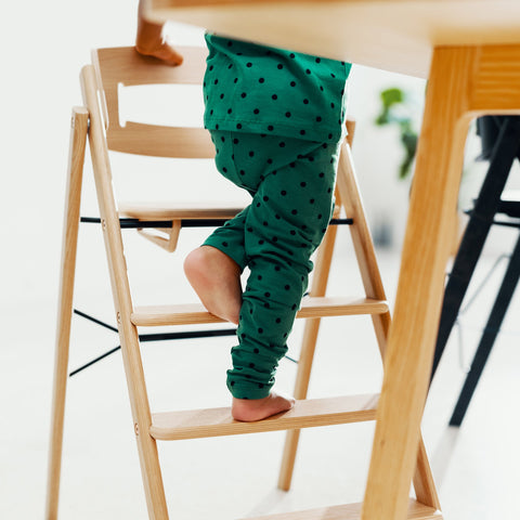 Klapp Highchair Oak - Natural