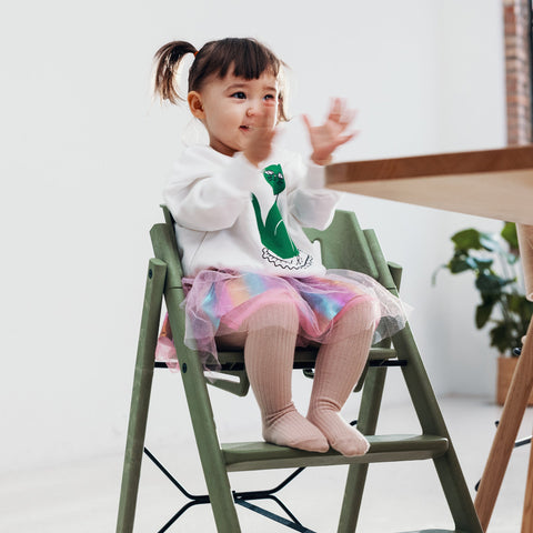 Klapp Highchair Recycled - Mineral Green