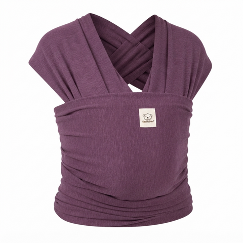 KeaBabies Original Wrap Baby Carrier, Dark Mauve, Ergonomic, Adjustable, Breathable, Hands-Free Baby Carrier, Newborn to Toddler Comfort