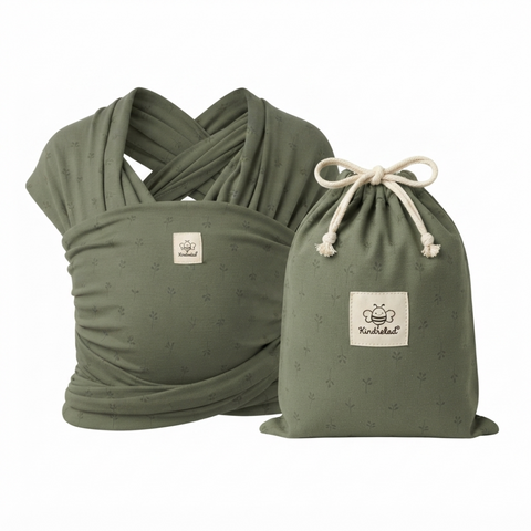 KeaBabies Original Wrap Baby Carrier, Forest Berries, Ergonomic, Adjustable, Breathable, Hands-Free Baby Carrier, Newborn to Toddler Comfort