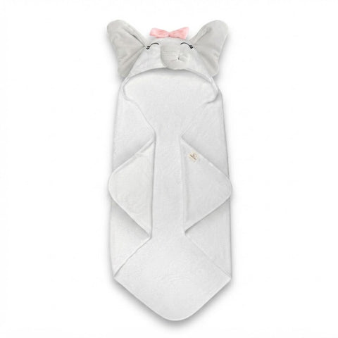 KeaBabies PlayPals Hooded Towel, Soft Absorbent Infant Bath Towel with Hood, Gentle on Sensitive Skin, Ella