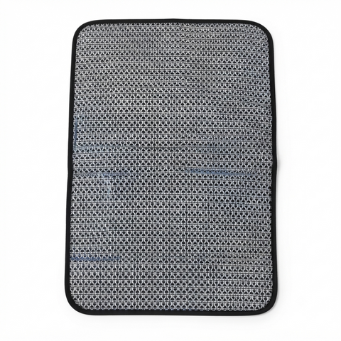 KeaBabies Swift Diaper Changing Mat, Black Geo, Portable, Waterproof, Foldable, Easy-Clean, Travel-Friendly Baby Changing Station