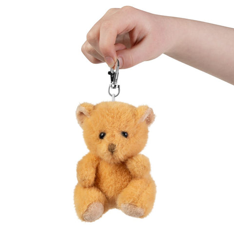 LITTLE Living Nature Clips Teddy Stuffed Animals Keyrings Assorted 1 Piece