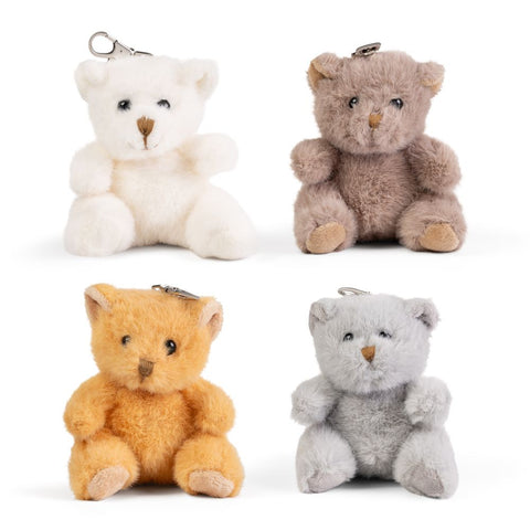 LITTLE Living Nature Clips Teddy Stuffed Animals Keyrings Assorted 1 Piece